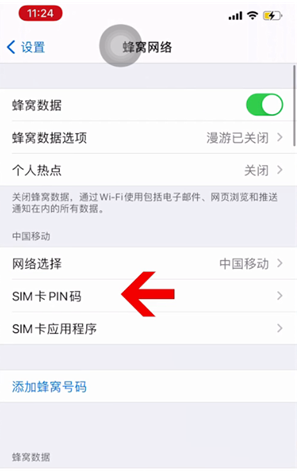 大余苹果14维修网分享如何给iPhone14的SIM卡设置密码 