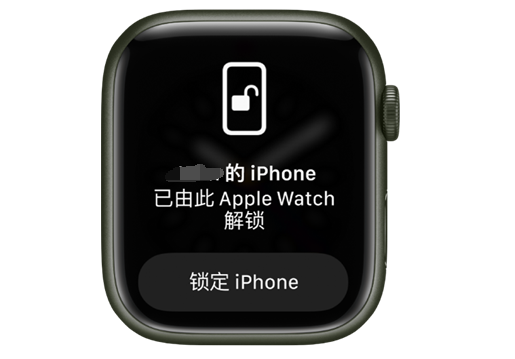 大余苹果手机维修分享用 AppleWatch 解锁配备面容 ID 的 iPhone方法 