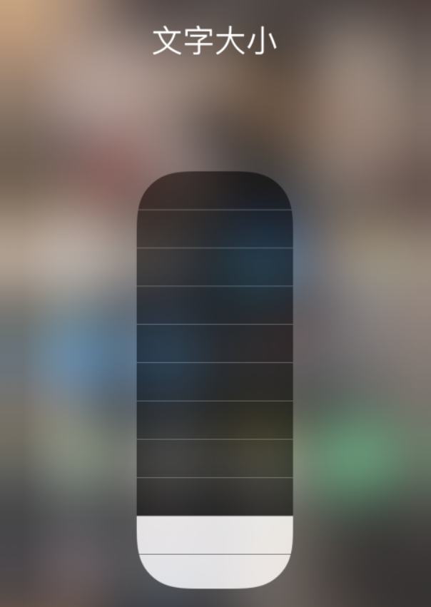 大余苹果手机维修分享小技巧：在 iPhone 控制中心快速调节字体大小 